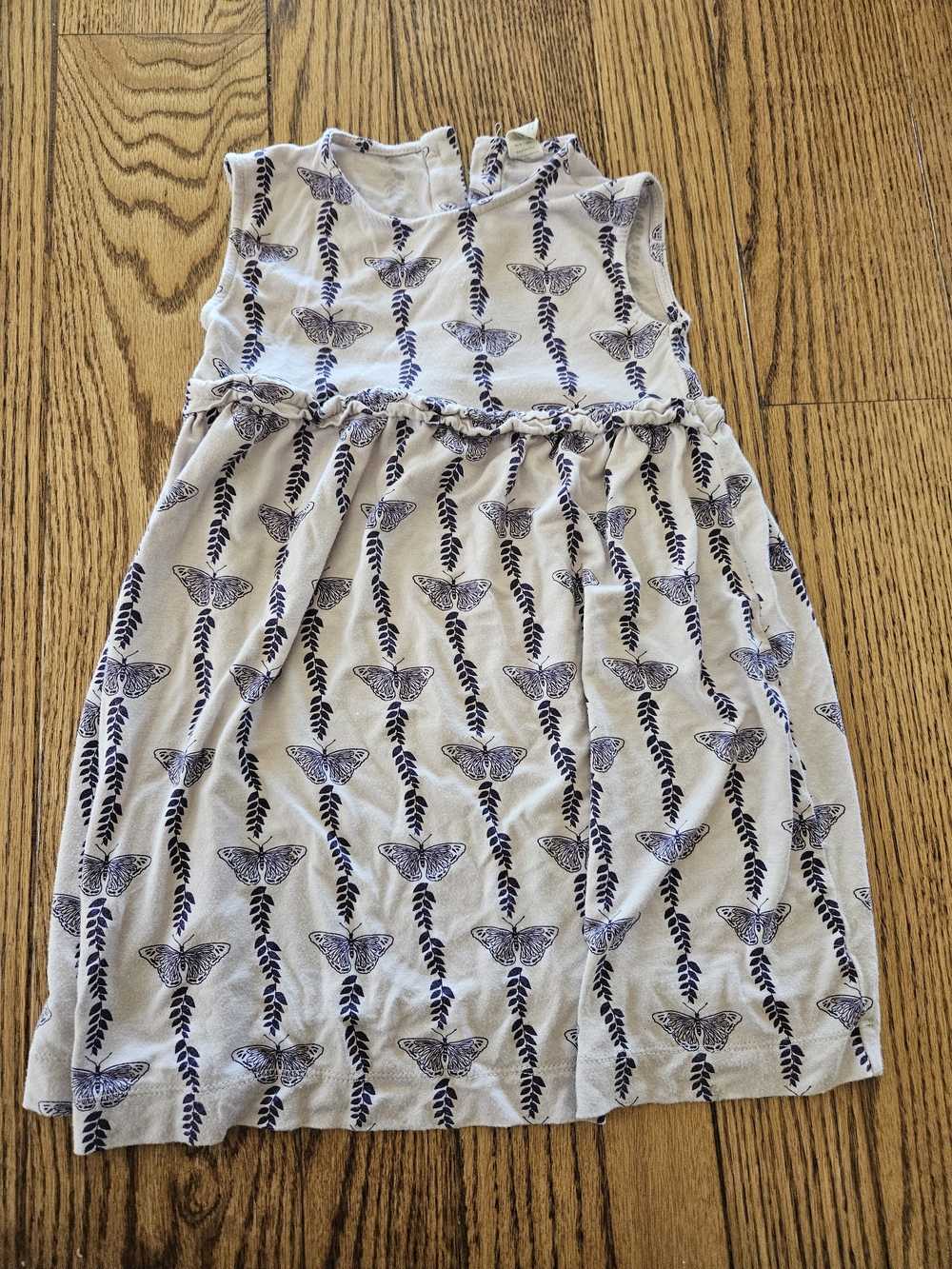 kate quinn Dress Purple Butterfly Vine Print 5T
